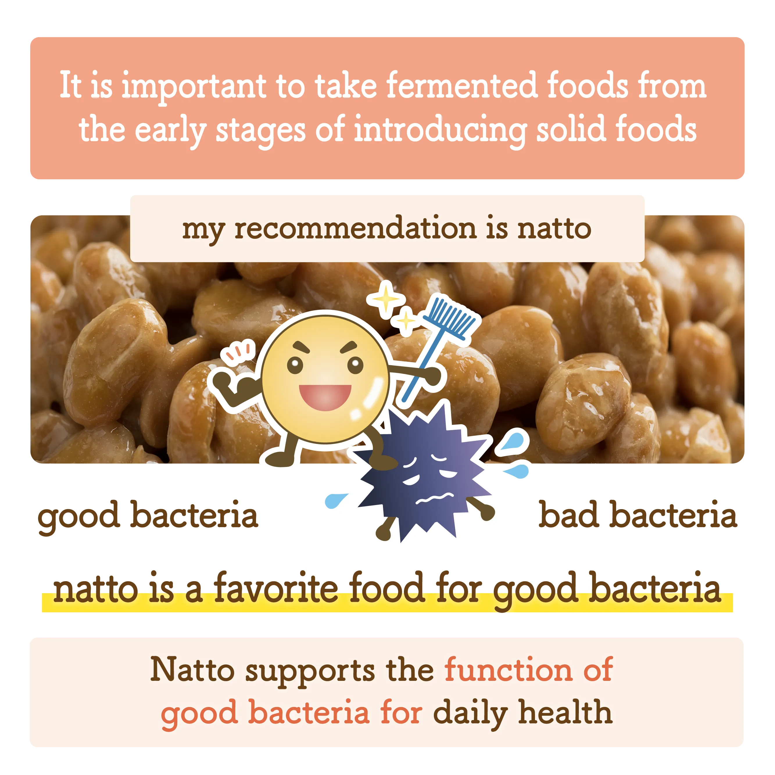 Fermented food from baby food