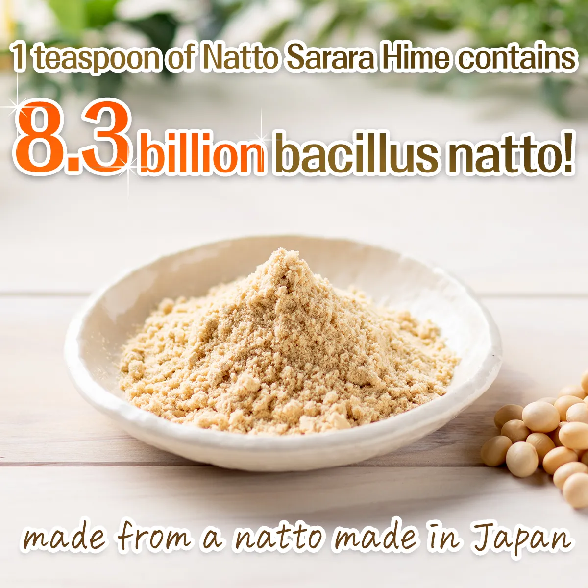 100 million natto bacteria